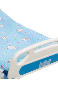 SKMPBH003 design hospital bed nursing bedding three-piece set pure cotton blue and white strip bed sheet quilt cover quilt cover pillowcase detail view-4